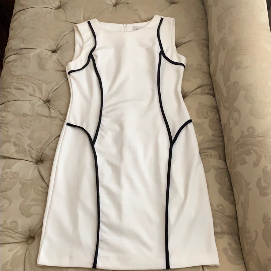 White And Black Bodycon Dress